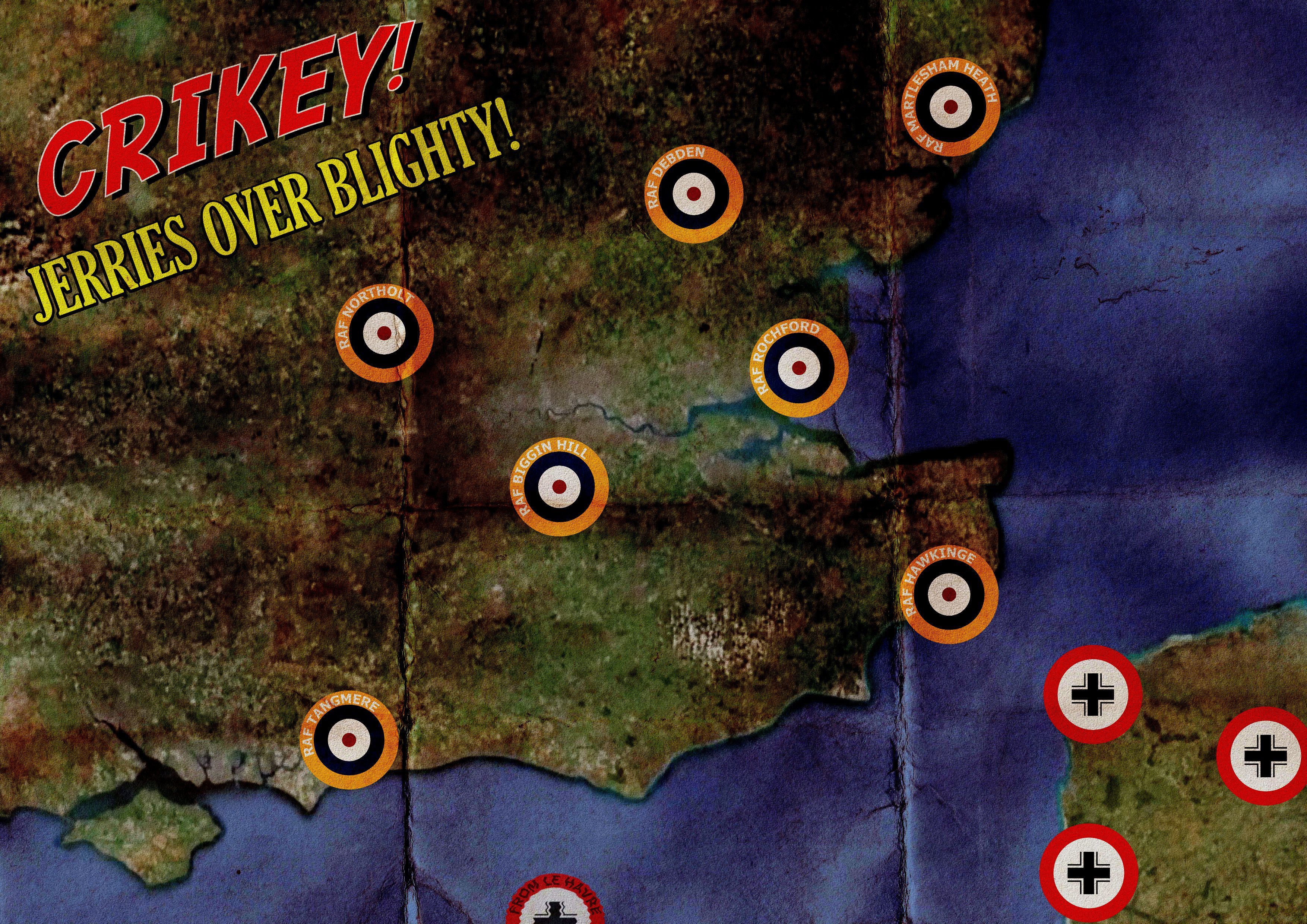 Crikey! Jerries Over Blighty!