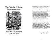 RPG Item: The Cabin Boy’s Pocket Pirate Hand Book Appendix: Roleplaying Tips and Aids
