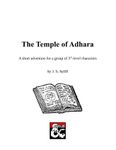 RPG Item: The Temple of Adhara