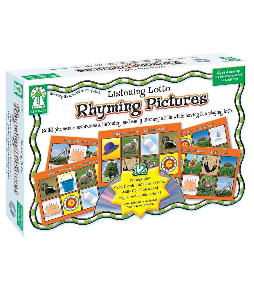 Listening Lotto: Rhyming Pictures