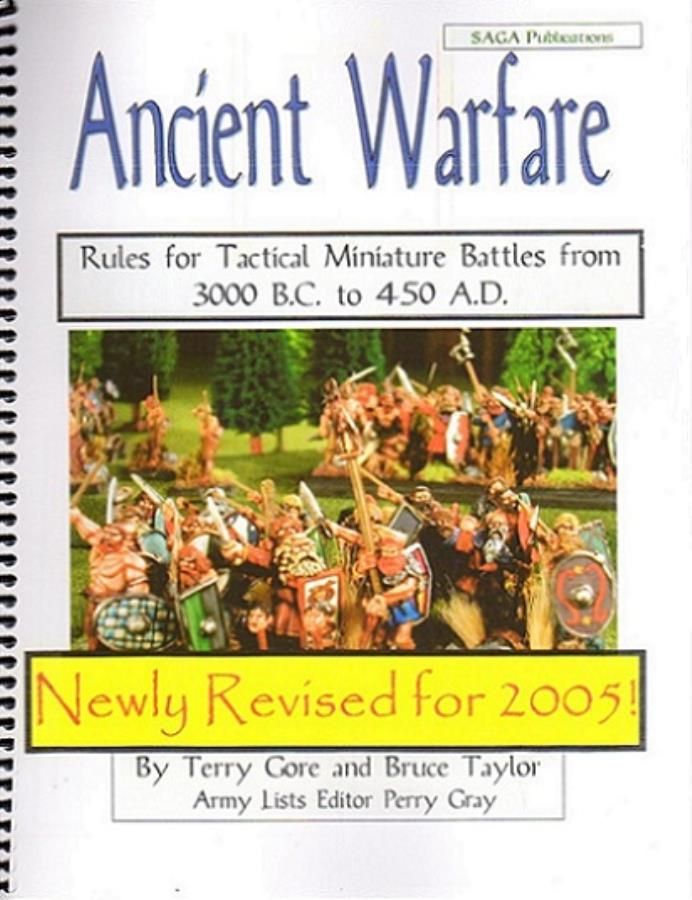 Ancient Warfare: Rules for Tactical Miniature Battles from 3000 B.C. to 450 A.D. cover