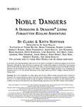 RPG Item: WATE2-3: Noble Dangers