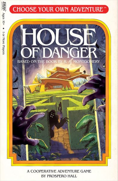 A photo of the front of the board game box
