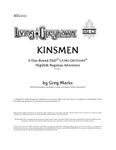 RPG Item: HIG2-05: Kinsmen