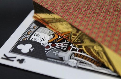 Luxx Elliptica Playing Cards Limited Edition Orange Luxury Deck 