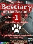 RPG Item: Aquilae: Bestiary of the Realm: Volume 1 (PF2)