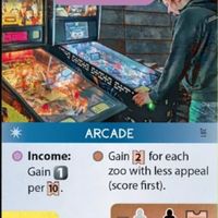 Ark Nova: 3D Colored Arcade Promo Building & Card