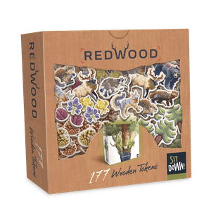 Redwood: 177 Wooden Tokens