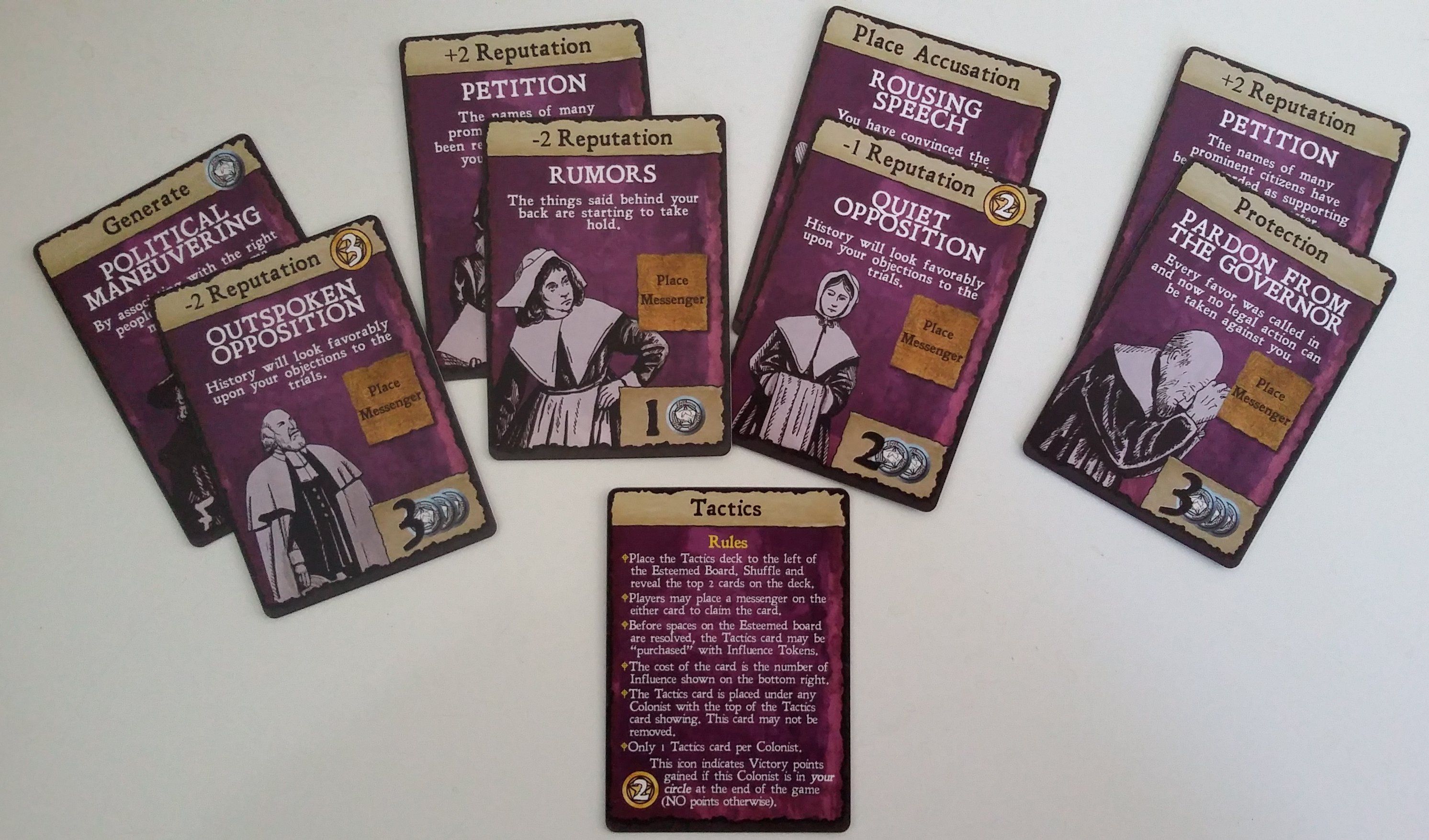 AFFLICTION: Salem 1692 – Tactics Card Add-on Pack box art
