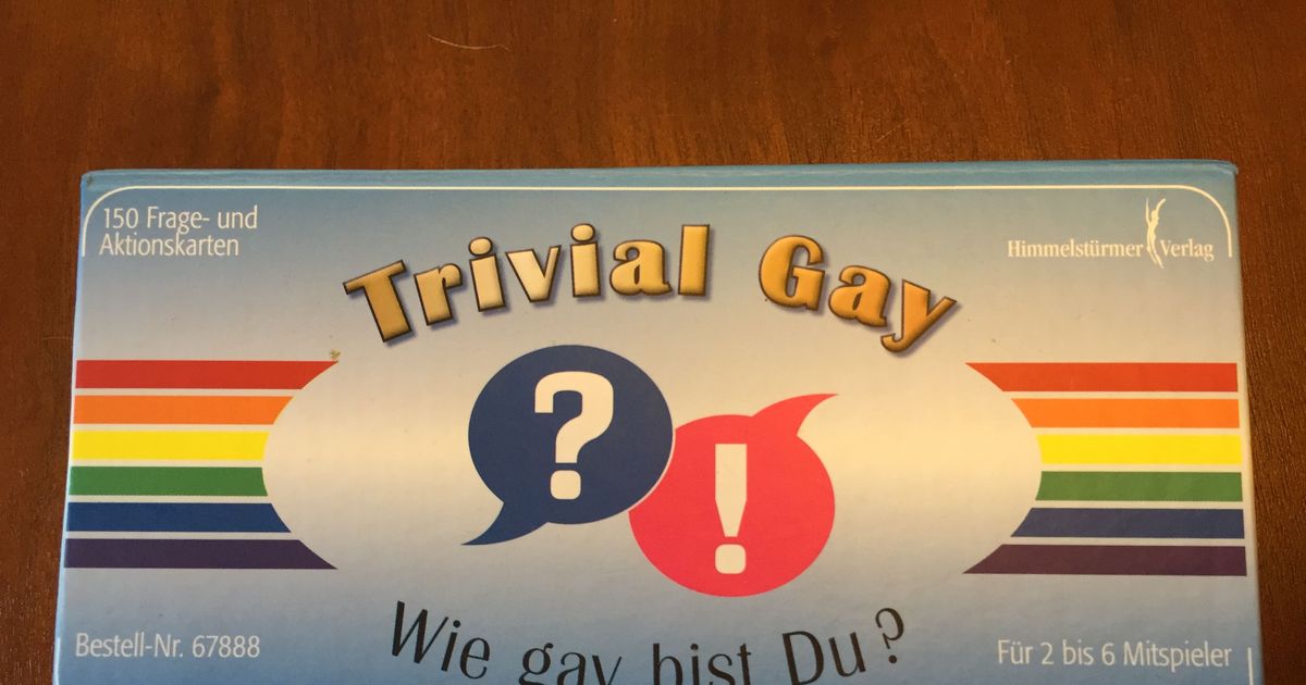 Trivial Gay Board Game BoardGameGeek