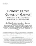 RPG Item: CORE1-06: Incident at the Gorge of Gauros