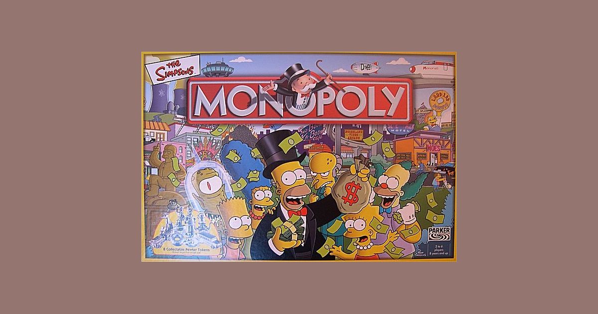 The Simpsons Monopoly Welcome To Springfield 2001 Spare parts 