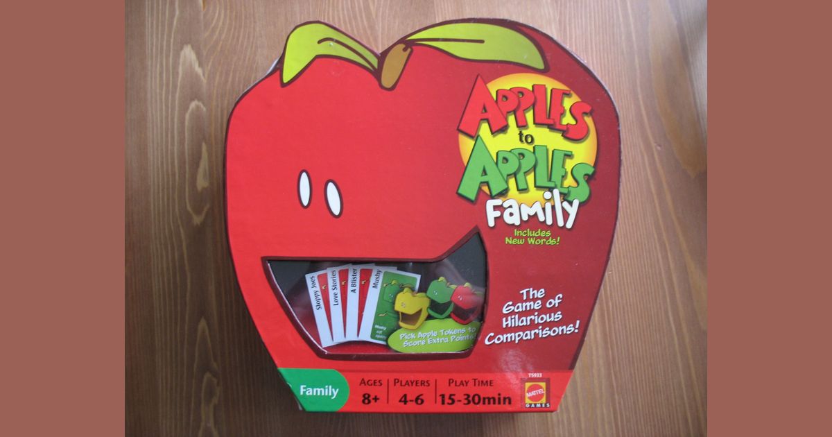 Apples To Apples Family Board Game Boardgamegeek