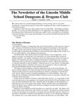 Issue: The Newsletter of the Lincoln Middle School Dungeons & Dragons Club (Issue 6 - Dec 2009)