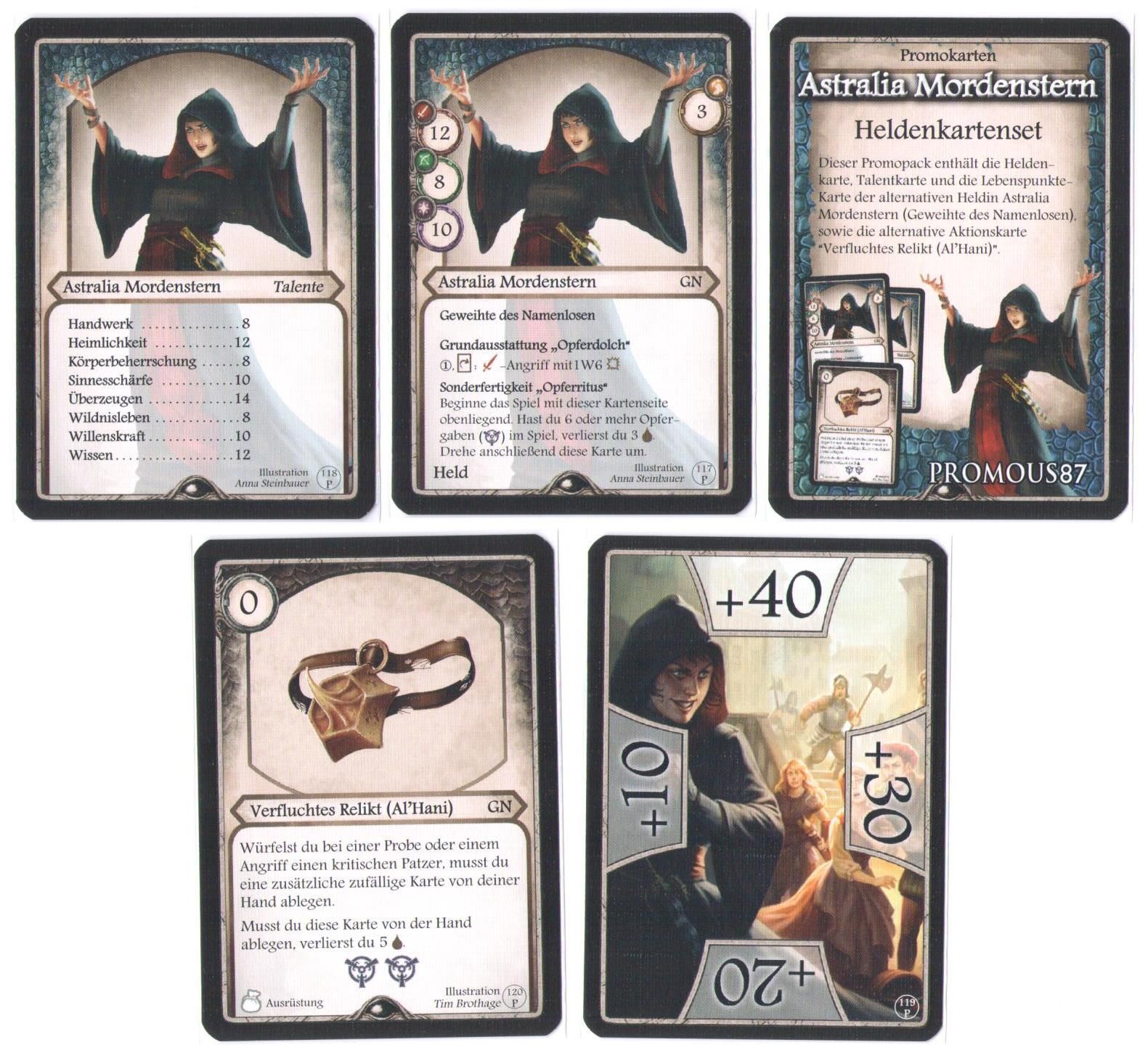 Aventuria: Alternate Namenlosen Geweihte Promopack