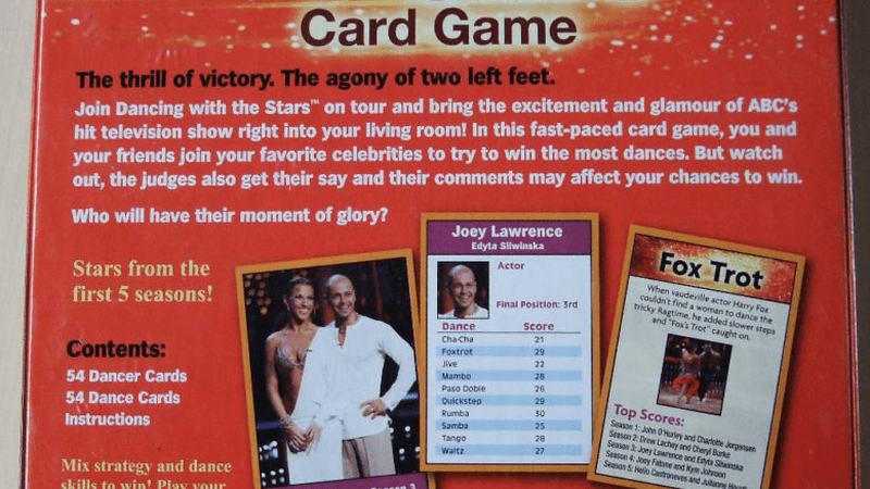 Dancing with the Stars Card Game