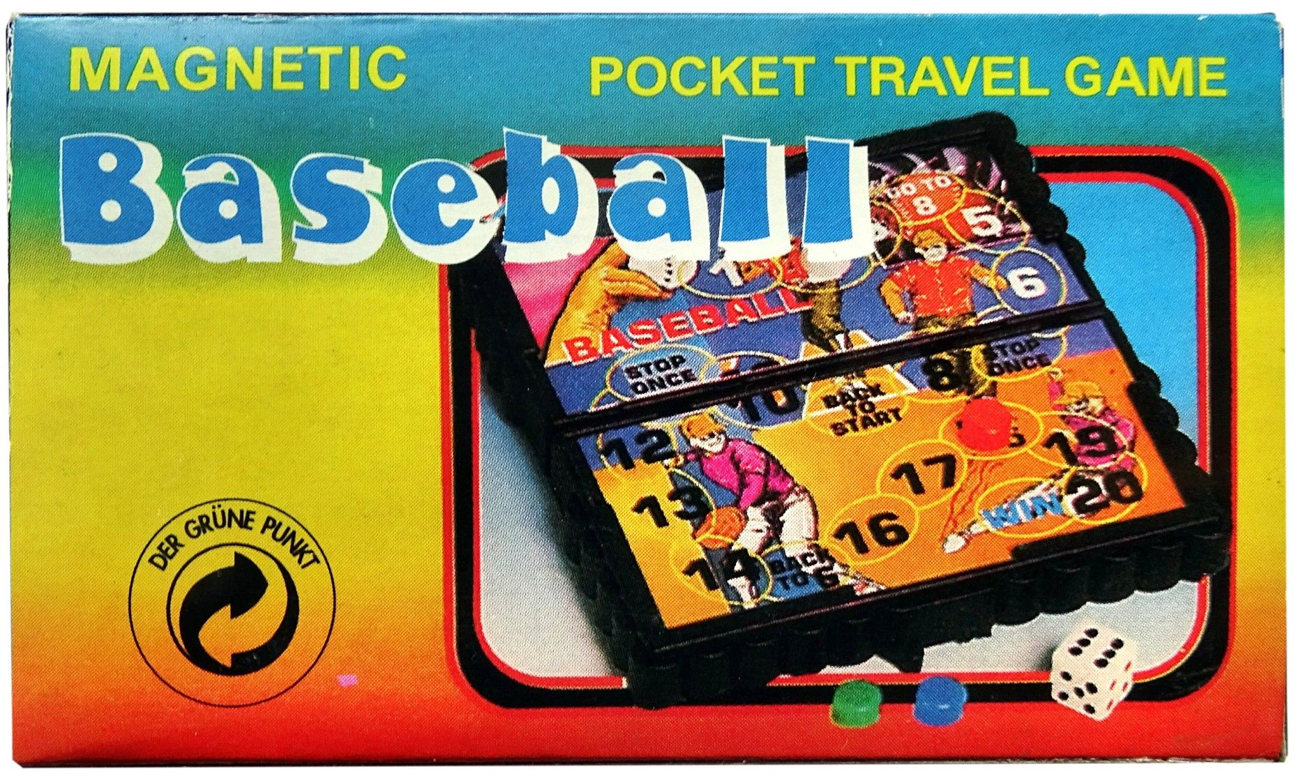 Magnetic Baseball Pocket Travel Game