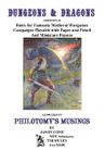 RPG Item: Supplement X: Philotomy's Musings