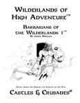 RPG Item: Barbarians of the Wilderlands 1