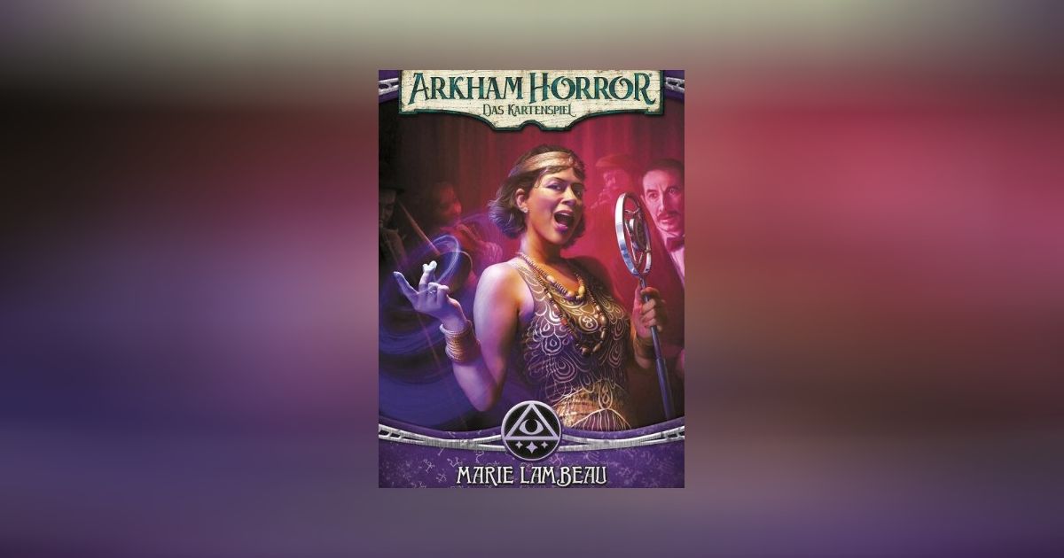 arkham horror card game marie lambeau Horror: The Preventa - Arkham Horror The