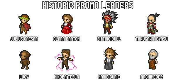Pixel Tactics: Historical Heroes Promo Set cover