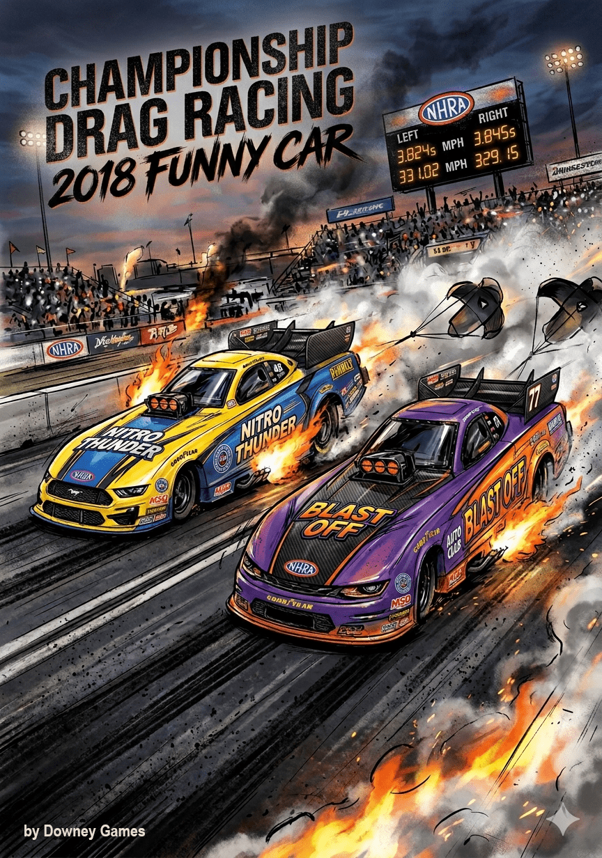 Cover art for Championship Drag Racing: 2018 Funny Car Edition