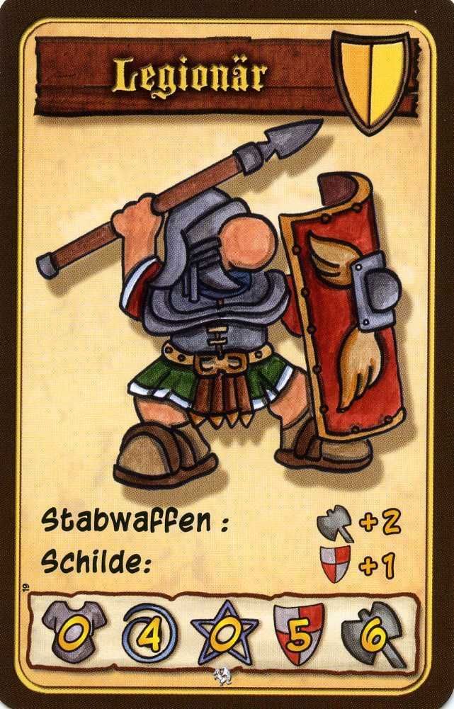 Kleine Helden promo card "Legionär" cover art