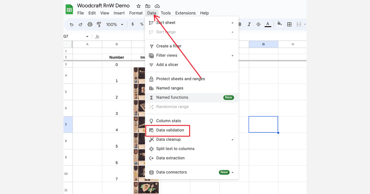 II. Building the Order Card engine DIY Board Game Spreadsheet Build