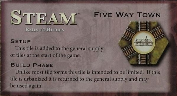 Steam: Five Way Town box art