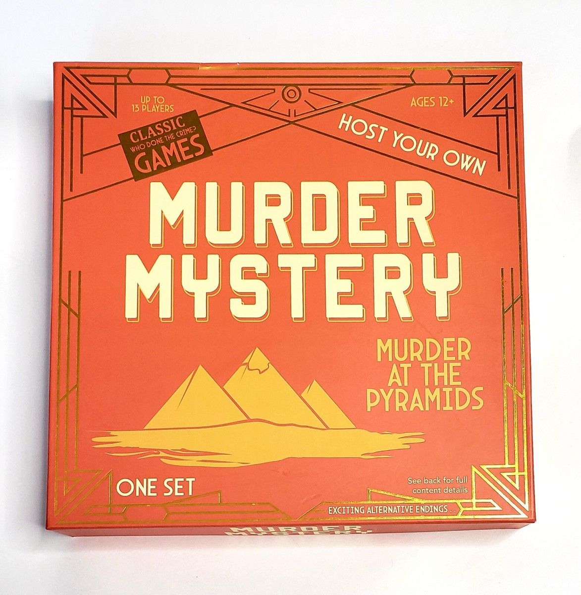 Cover art for Host Your Own Murder Mystery: Murder at the Pyramids