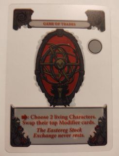 Gloom: Game of Trades Promo Card
