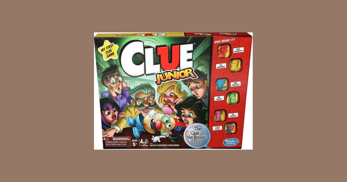 Clue Junior The Case Of The Broken Toy Board Game BoardGameGeek