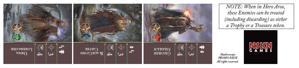 Shadowscape: New Enemies Mini-Expansion