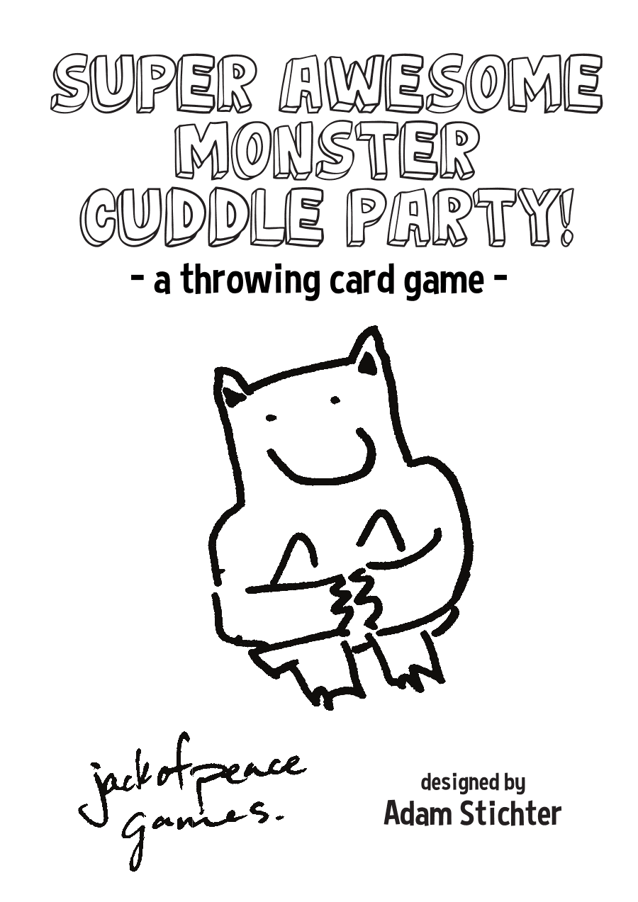 Super Awesome Monster Cuddle Party