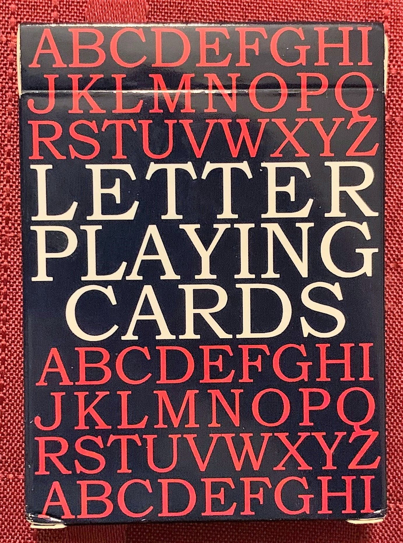 Letter Playing Cards