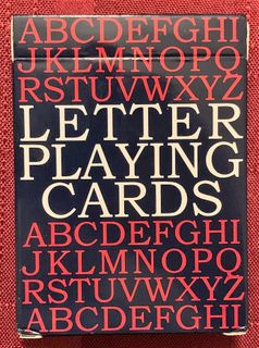 Letter Playing Cards