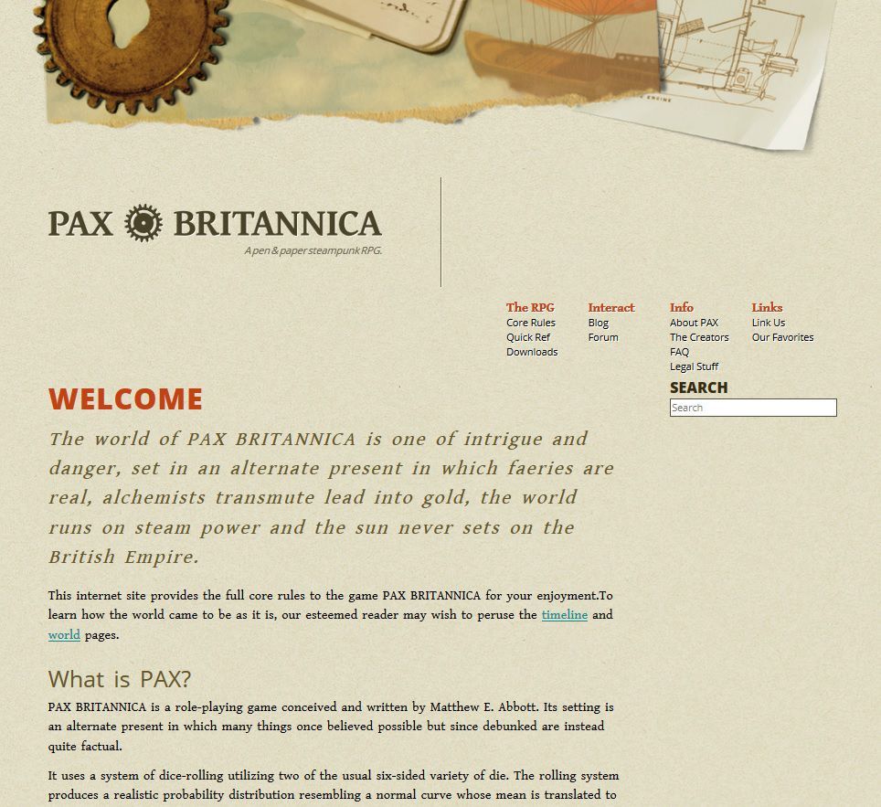 Pax Britannica box art