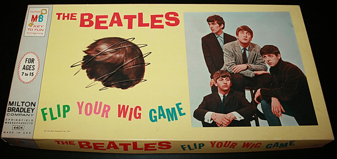 The Beatles Flip Your Wig Game box art