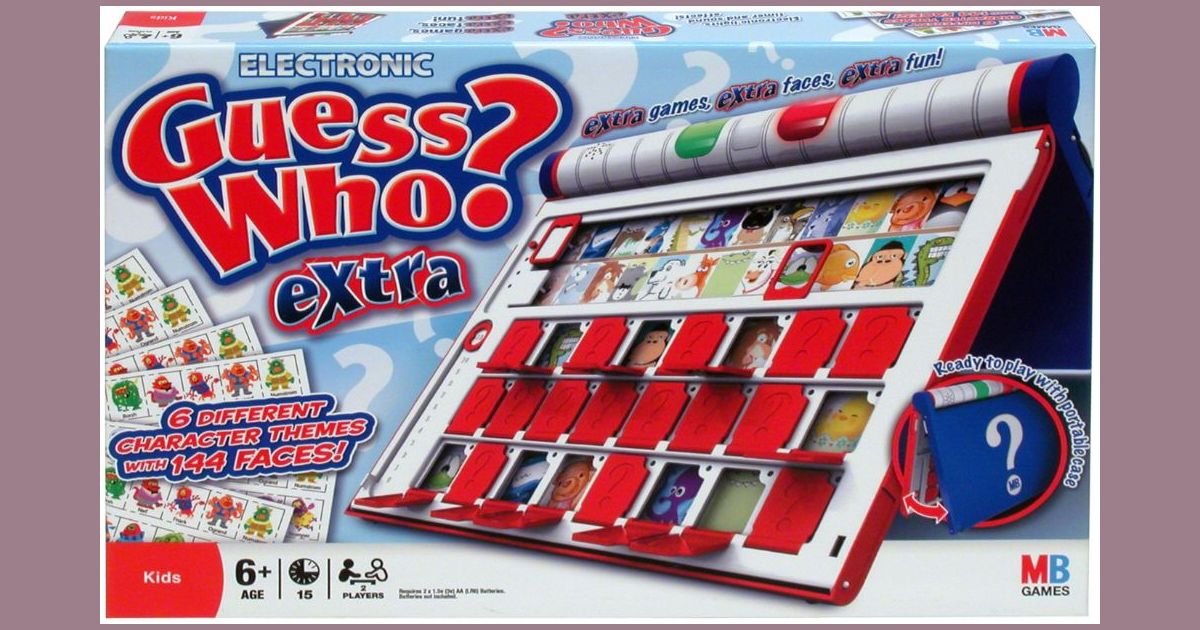 Hasbro B2226 Guess Who Extra Electronic Board Guessing Game 
