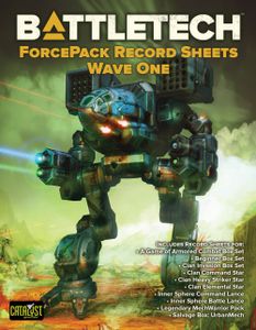 Battletech: Force Packs Record Sheets – Wave One, Board Game