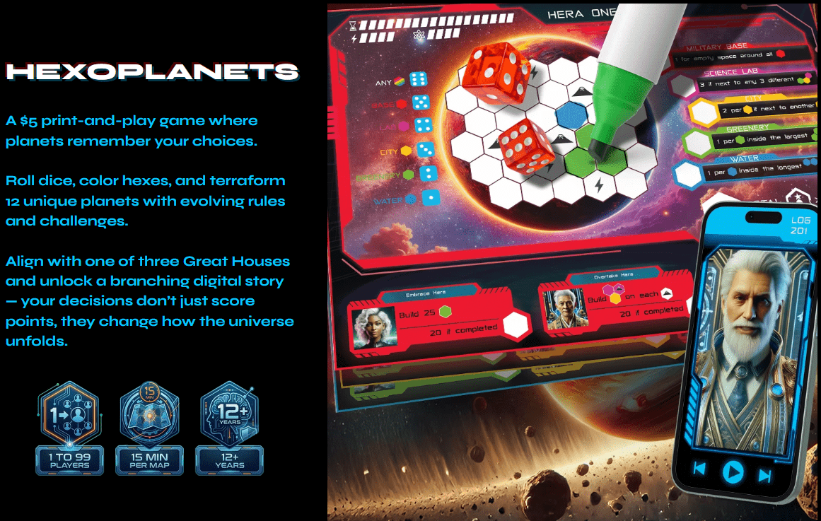 Cover art for Hexoplanets