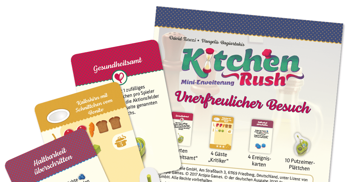 Kitchen Rush Unerfreulicher Besuch Board Game BoardGameGeek