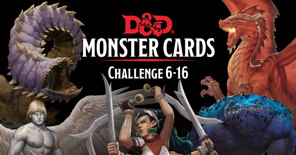 Monster Cards: Challenge 6–16 | RPG Item | RPGGeek