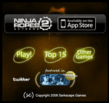 Video Game: Ninja Ropes Extreme 2