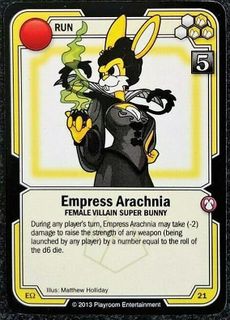 Killer Bunnies and the Ultimate Odyssey: Empress Arachnia Promo Card