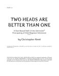 RPG Item: ULP1-11: Two Heads are Better than One