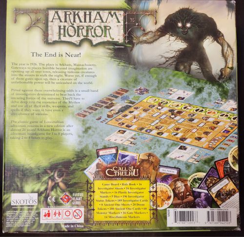 arkham horror vs arkham horror card game How can I tell which edition (2nd vs 3rd) of Arkham Horror I have?
