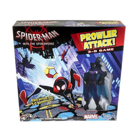 Spider-Man Into the Spider-Verse Prowler Attack 3-D Game cover