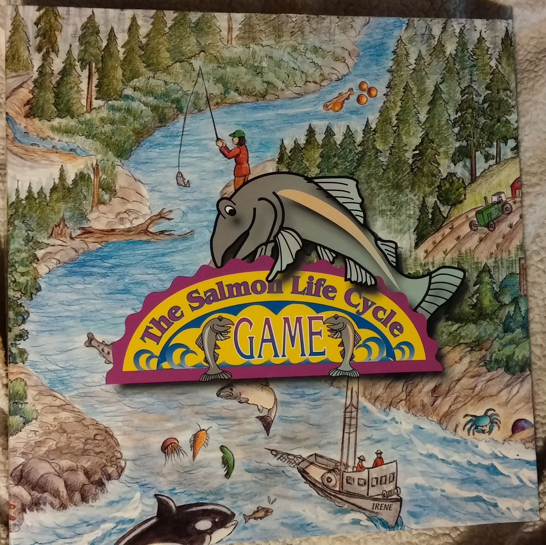 The Salmon Life Cycle Game box art