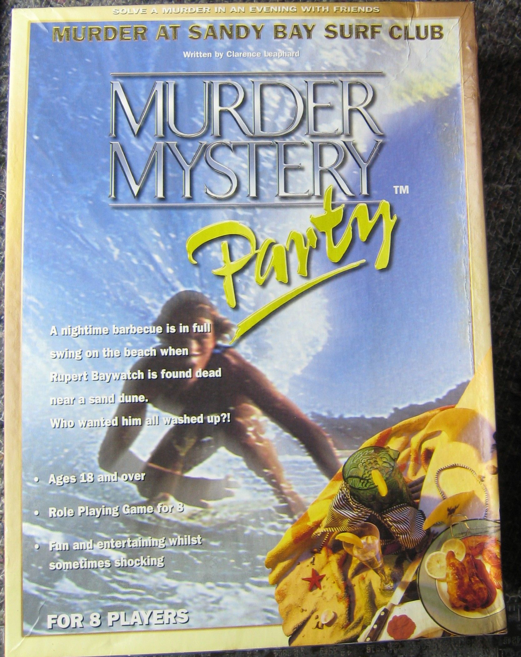 Murder Mystery Party: Murder at Sandy Bay Surf Club cover